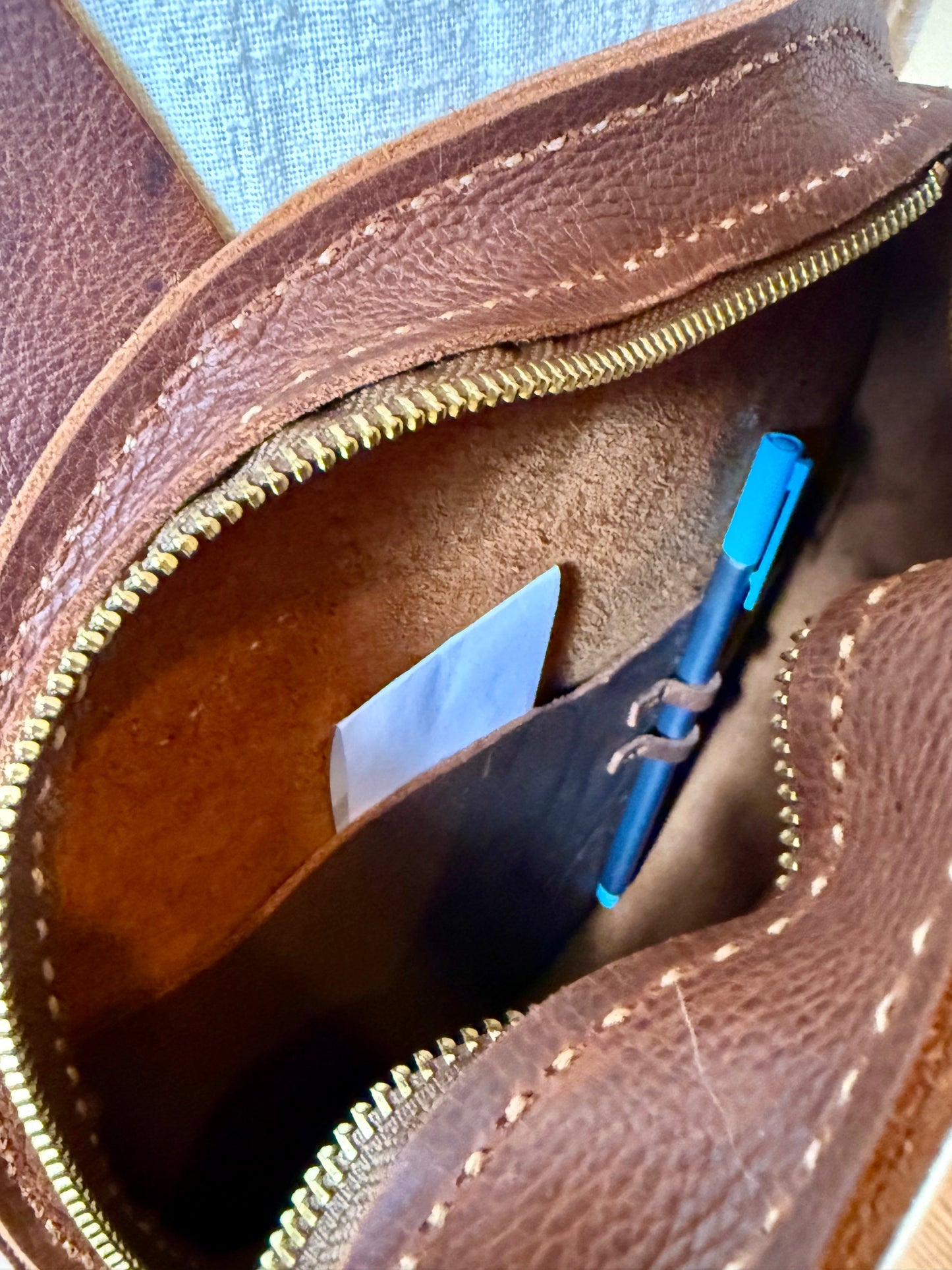 Handmade Leather Banjo Bag