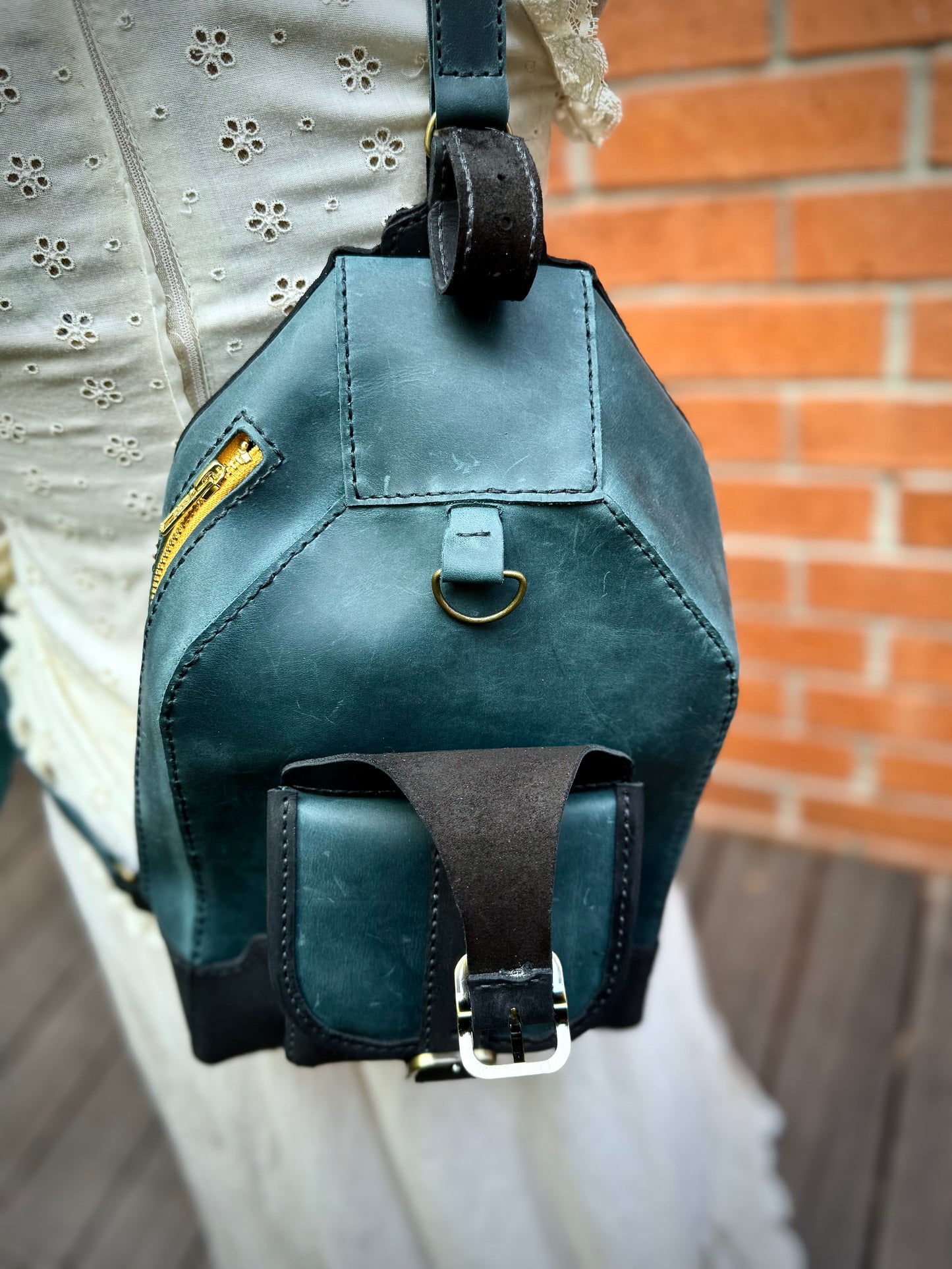 Handcrafted Leather Crossbody Bag