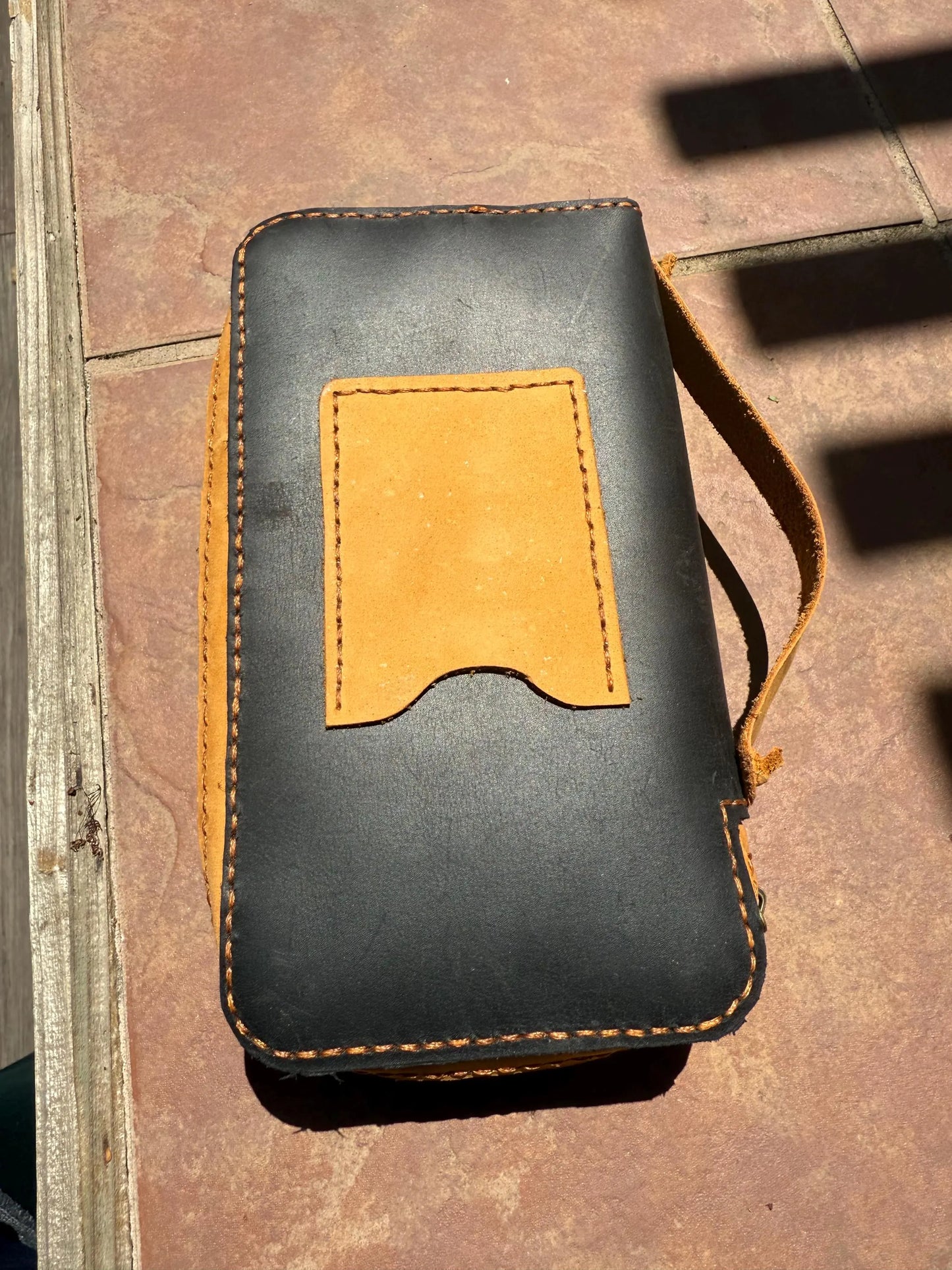 Hand-Stitched Cow Leather Wallet