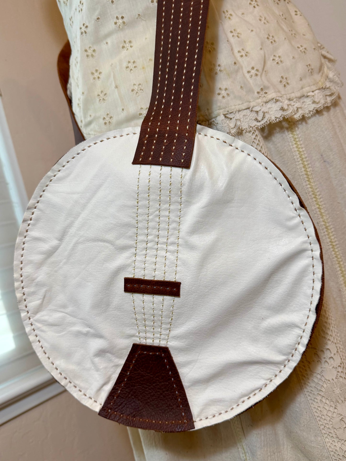 Handmade Leather Banjo Bag